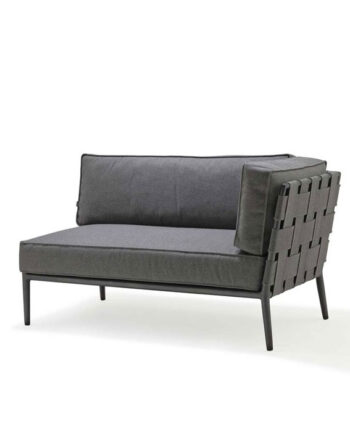 Conic Pers Sofa Med Arm Til Venstre Air Touch Grey