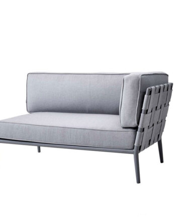 Conic Pers Sofa Med Arm Til Venstre Air Touch Light Grey