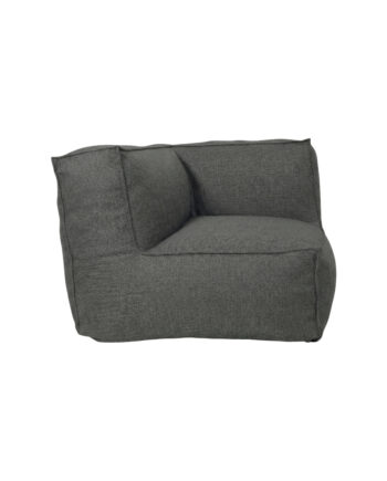 Cozy Lounge Sofa Hjørnemodul Mørk Grå