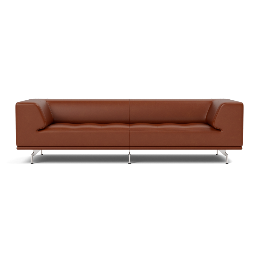 Delphi 4511 Sofa 240 Cera Læder Cognac