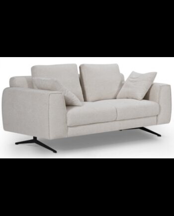 Detro Personers Sofa Metal Polyester B176 Sort Beige