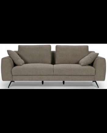 Detro Personers Sofa Metal Polyester B217 Sort Brun