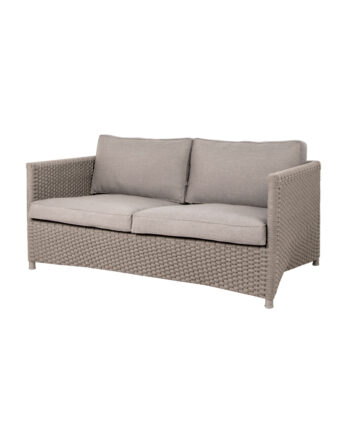 Diamond 2pers Sofa Taupe Natte Hyndesæt Taupe