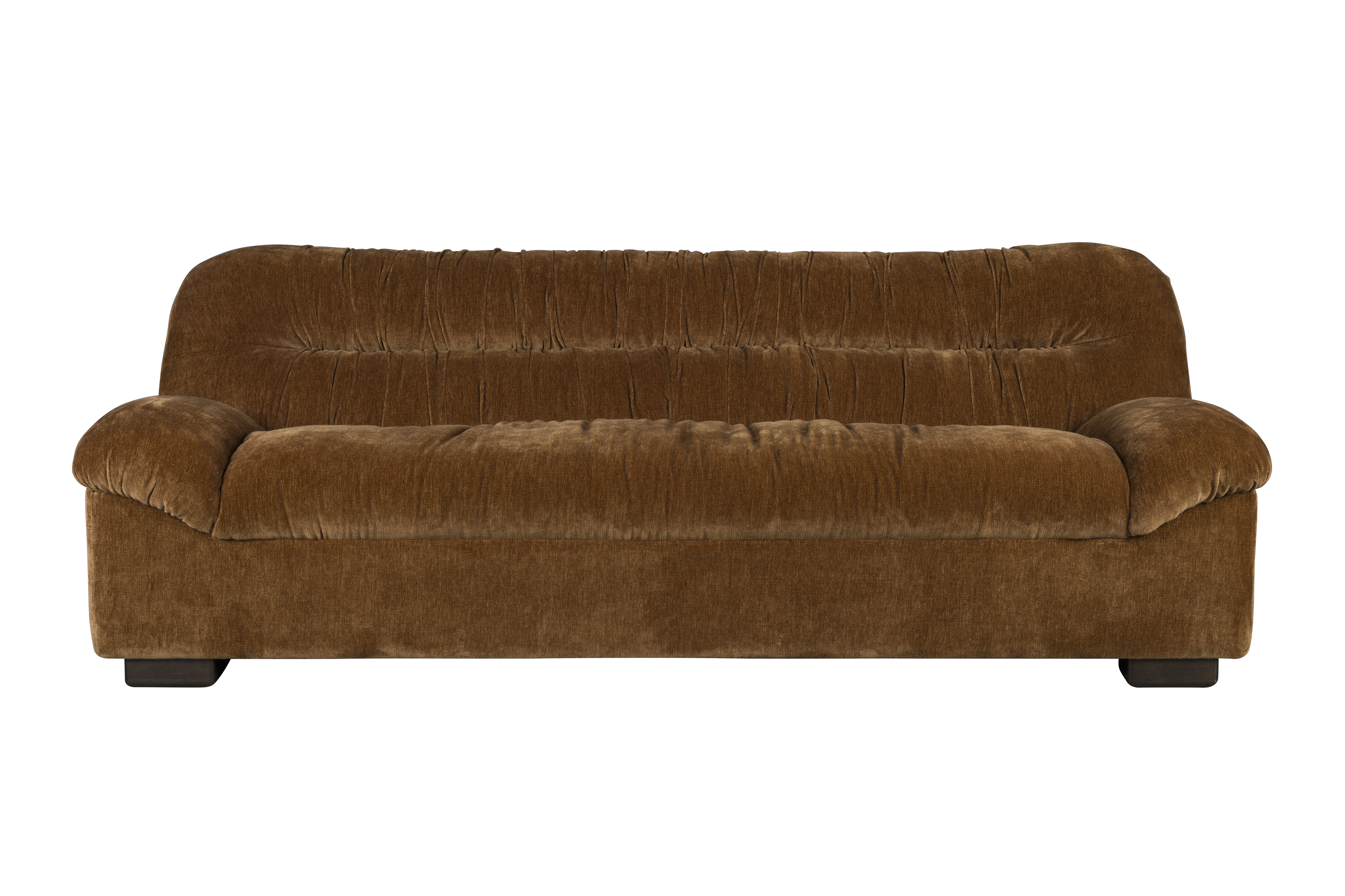 Dutchbone Douglas Sofa Cognac Fløjl Træ