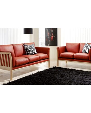 Erling Christensen Møbler Betina Sofa  Personers Lædersofa : Erling Christensen Møbler : Erling Christensen Møbler