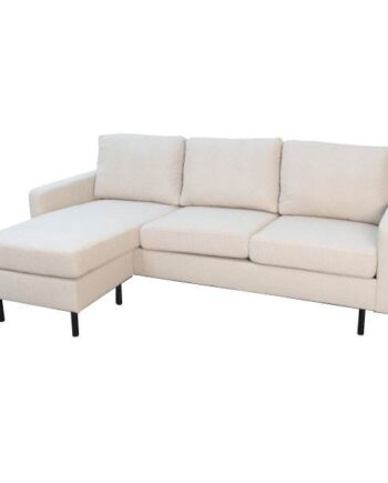 Erling Christensen Møbler Sindal Pers Sofa Med Chaiselong Sand : Erling Christensen Møbler : Erling Christensen Møbler