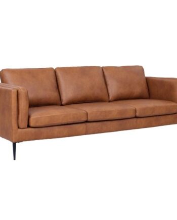 Furnhouse Valencia Pers Læder Cognac 220x88x83cm