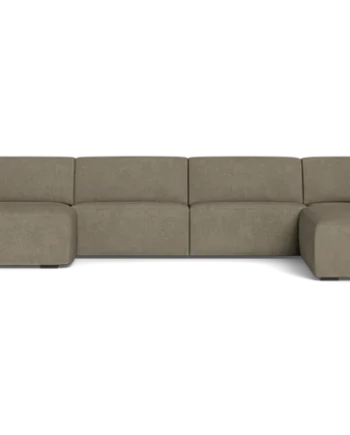 Gardenia Sofa Med Open End Chaiselong Brun :373