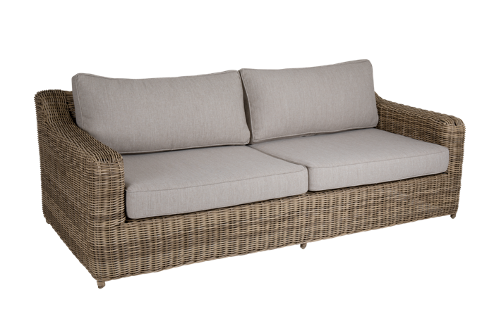 Glendon Sofa Med All Weather Hynder Pers Loungemøbler Brafab Enggården Havemøbler