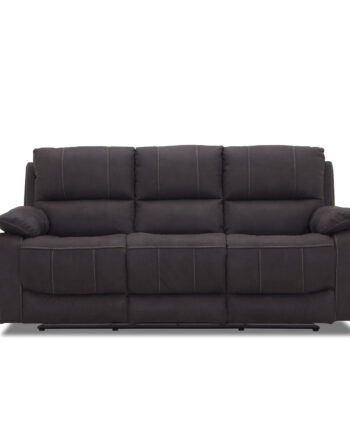 Haga Texas Pers Recliner Sofa Grå Polyester Plastik