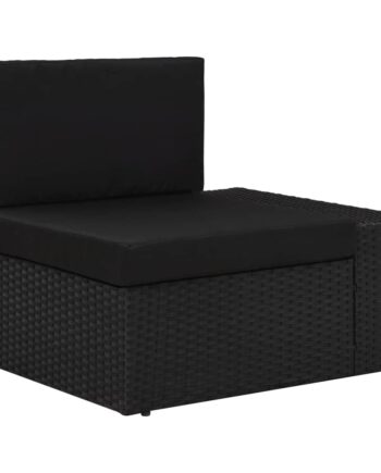 Hjørnedel Til Sofa Med Venstre Armlæn Polyrattan Brun Midtersofaer