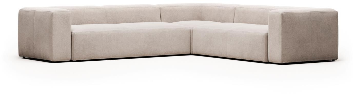 Hjørnesofa Kave Home Blok Modulsofa Beige Stof Moderne Nordisk Design