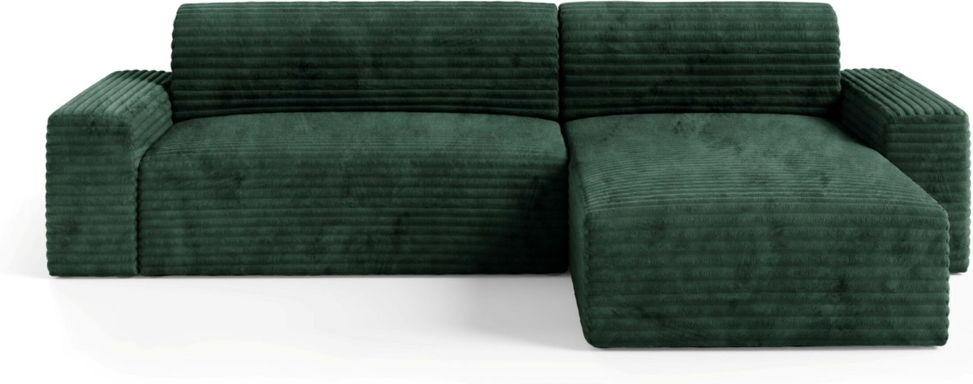 Hjørnesofa Maison Vell Calira Loungesofa Med Sovefunktion 300185 Tilia Mørkegrøn