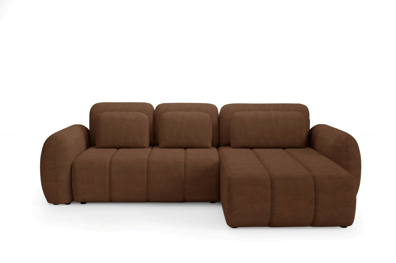 Hjørnesofa Maison Vell Norvella Loungesofa Med Sovefunktion 240x140 Quelle Boucl 100 Polyester Skjult Opbevaring Quelle