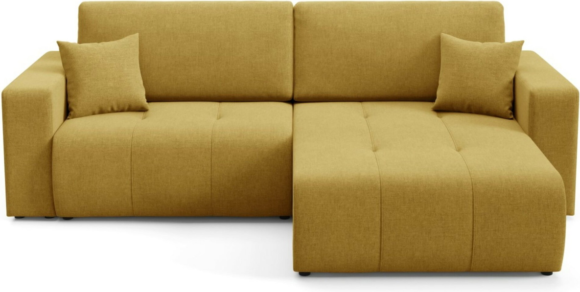 Hjørnesofa Maison Vell Novento Loungesofa H82b244d102 Sovefunktion 200132 Stof Wind 100 Polyester Vendbar Skjult Opbevaring