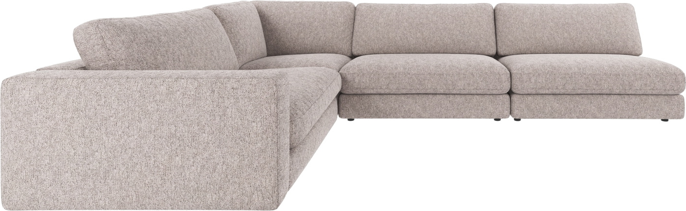Hjørnesofa Rowico Duncan Modulsofa Formet Personers Gråt Meleret Max 180 Polyester ø325x230