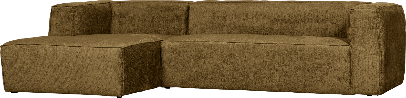 Hjørnesofa Venstrevendt Woood Bean Velour Rust 305 Bredde