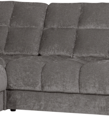 Hjørnesofa Venstrevendt Woood Second Date Grå Polyester Med Komfortable Puder 316x212