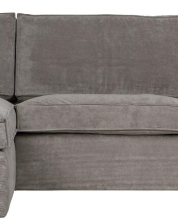 Hjørnesofa Venstrevendt Woood Thomas Ribstofssofa Grå B283d197