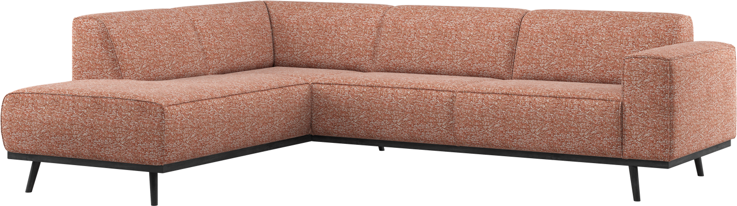 Hjørnesofa Woood Statement Terra Melange Orange Venstrevendt B274d210 100 Polyester Pers
