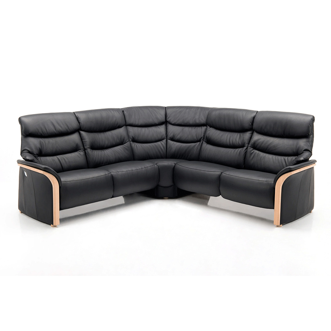 Hjort Knudsen Elegance High Hjørnesofa ægte Læder