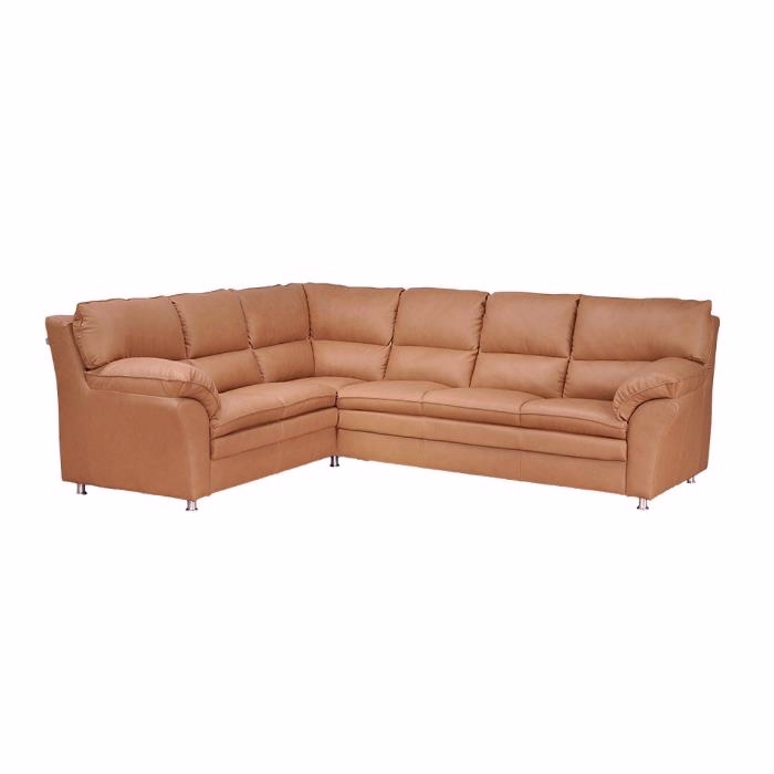 Hjort Knudsen Palma Hjørnesofa Beige Læder Møbelsalg
