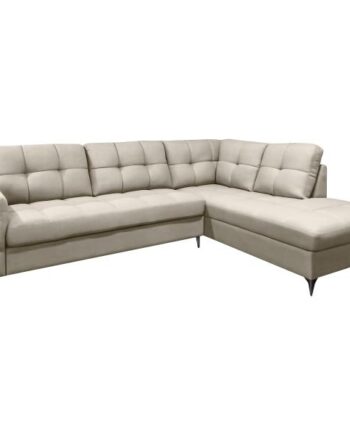 Homeville Arendal Højrevendt Stof Beige 263x193x89cm