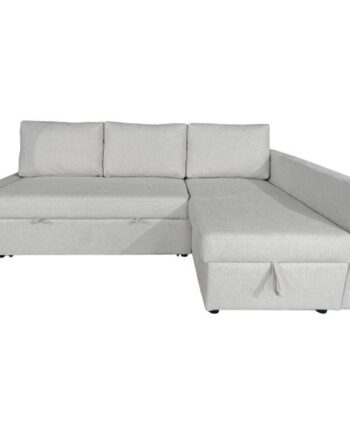 Homeville Calgary Højrevendt Stof Creme 227x155x92cm