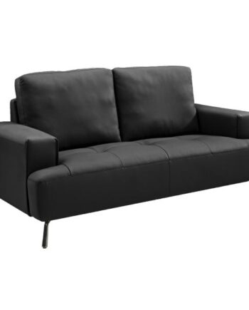 Homeville Dublin Pers Læder Sort 162x95x83cm