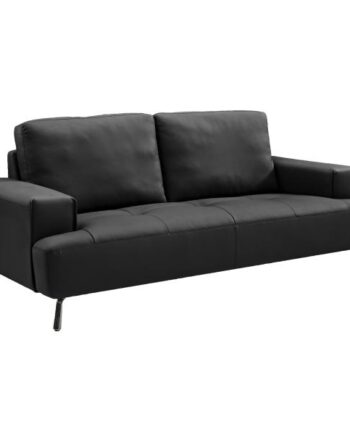 Homeville Dublin Pers Læder Sort 201x96x86cm
