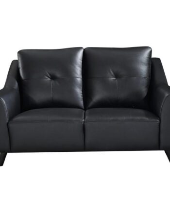Homeville Nevada Pers Læder Sort 152x96x89cm