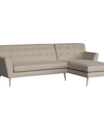 Homeville Padova Højrevendt Stof Beige 274x143x90cm