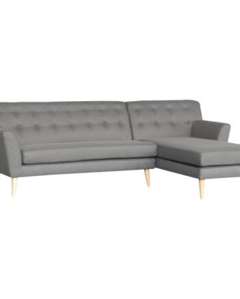 Homeville Padova Højrevendt Stof Mørkegrå 274x143x90cm
