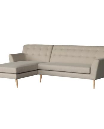 Homeville Padova Venstrevendt Stof Beige 274x143x90cm