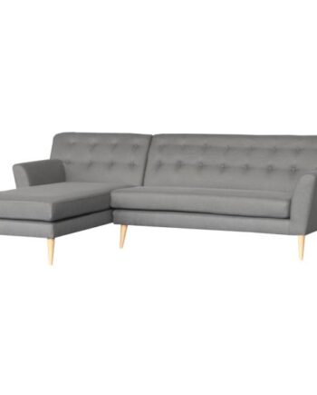 Homeville Padova Venstrevendt Stof Mørkegrå 274x143x90cm