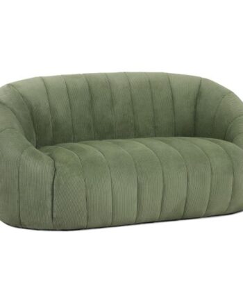 Homeville Parma Pers Sofa Fløjl Grøn