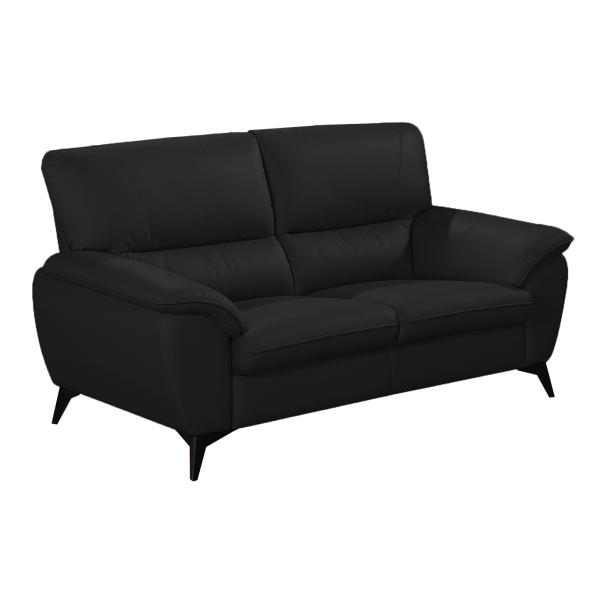 Homeville Preston Pers Læder Sort 162x95x89cm