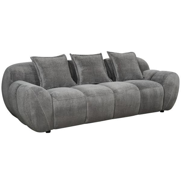 Homeville Tromsø Pers Stof Grå 229x99x76cm