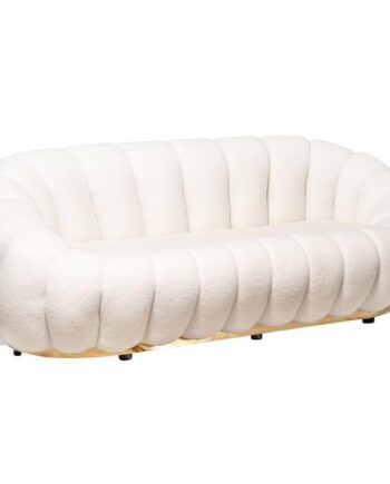 Homeville Tuli Personers Teddy Hvid 197x90x60cm