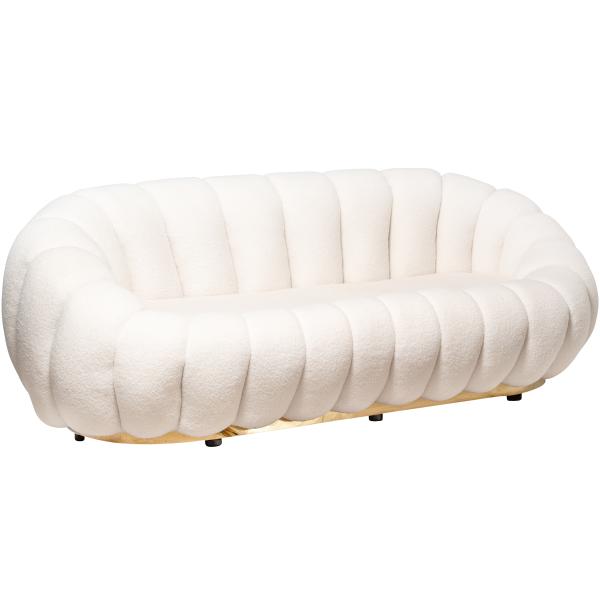 Homeville Tuli Personers Teddy Hvid 197x90x60cm