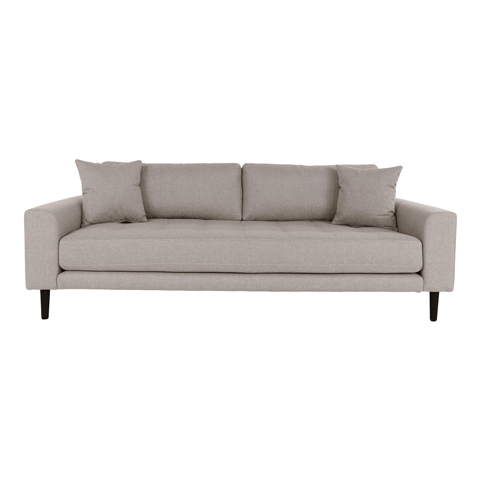 House Nordic Lido Pers Sofa Puder Stone Polyester Sort Træ