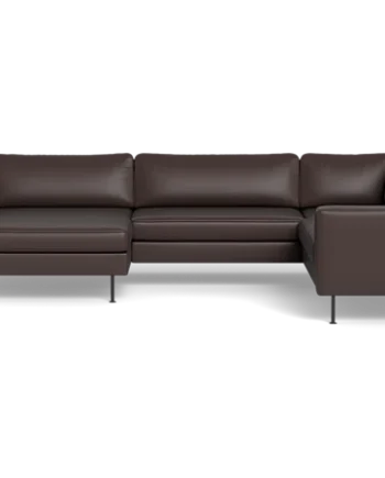 Houston Hjørnesofa Med Chaiselong Brun :234