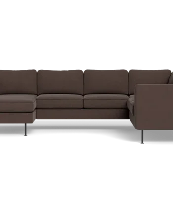 Houston Hjørnesofa Med Chaiselong Brun :299