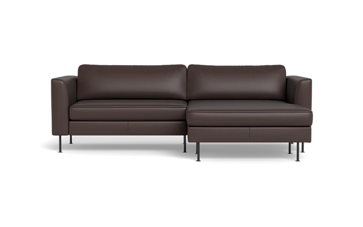Houston Sofa Med Chaiselong Brun :252