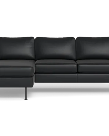 Houston Sofa Med Chaiselong Sort :241