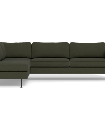 Houston Sofa Med Open End Mørkegrøn :269
