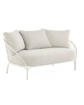 Kartell Hiray Sofa Med Hynder Hvidt Stel Med Hvide Hynder : Erling Christensen Møbler
