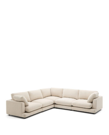 Kave Home Gala Hjørnesofa Pers Beige Chenille 300x300cm
