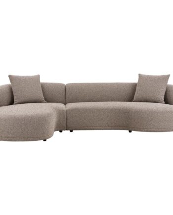 Kingston Lounge Sofa Brunt Stof 294x175 90cm