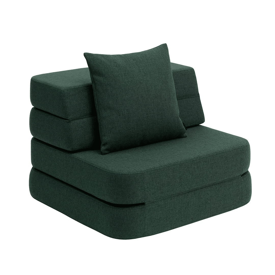 Klipklap Fold Sofa Single Dyb Grøn Levering Oktober